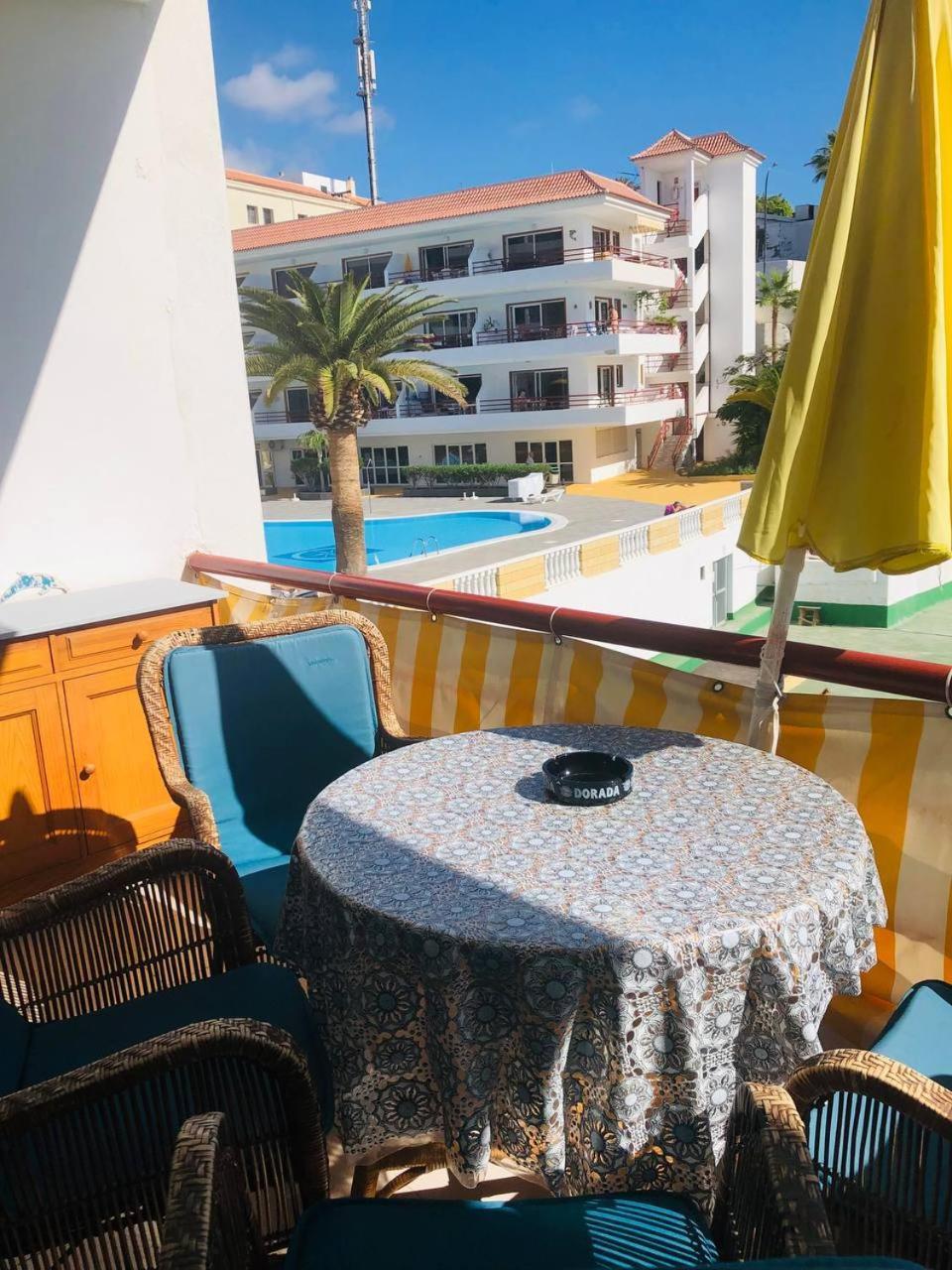 First Line Beach Apartment With Ocean View La Arena Puerto de Santiago  Ngoại thất bức ảnh